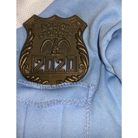 Policeman Muscle costume Halloween Power Suit Dress Up Role Play - Picture 5 of 7